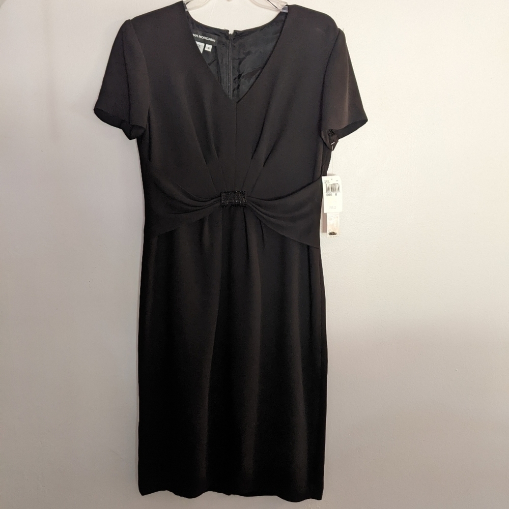 Nwt Donna Morgan Little Black Dress Size 8 Fully Lined